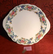 original Booths Floradora Eared Cake Serving Plate pre 1948