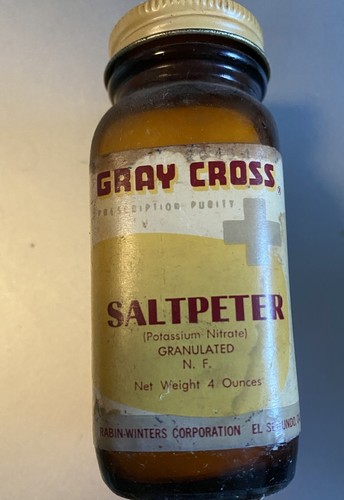 Vintage puretest saltpetre - puretest,