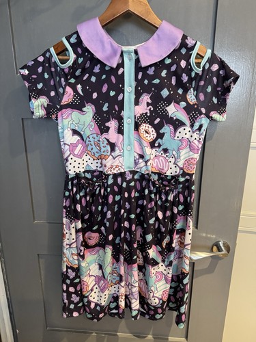 Kawaii unicorn donut dress - unicorn,