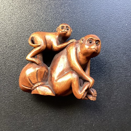 Vintage boxwood netsuke - vintage, of