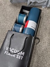 Vacuum Flask Set of 3 Pcs Blue