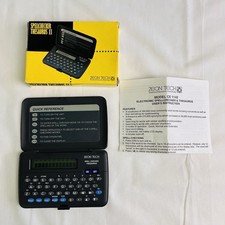 Zeon Tech Spellchecker Thesaurus 2 Spelling Calculator Electronic Grey Tested