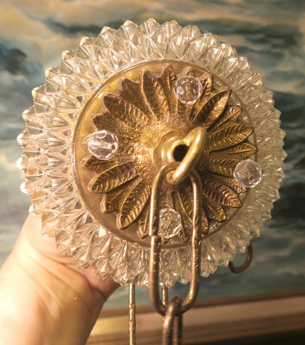 Canopy ceiling cap - , brass