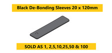Black De-Bonding Sleeves 20 x