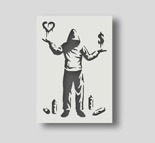 Banksy Love Or Money Stencil 