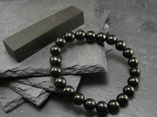 Whitby jet genuine bracelet - jet,