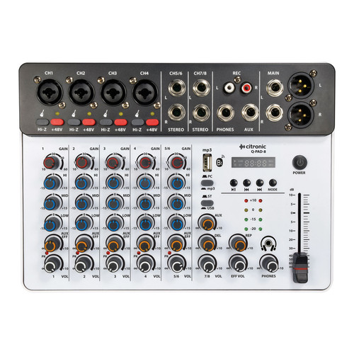 Citronic pad compact mixer - citronic, q-pad-8