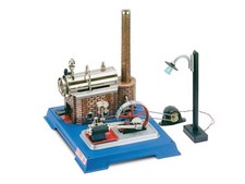 New Live Steam Wilesco D105 Stationary Steam Engine Electric Light Boxed UK Stoc