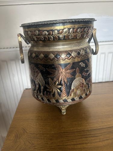 Tunisian copper and brass - and,