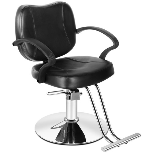 Black hydraulic barber - hydraulic, chair