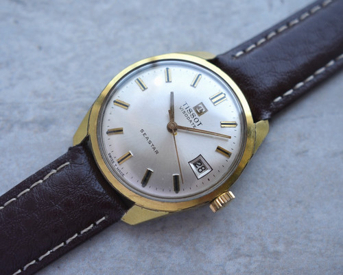 1970 vintage tissot seastar - vintage,