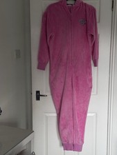 M&S Pink Percy Pig sleep suit   - Size Small