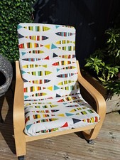 Ikea Poang Kids Chair Cover, slipcover, replacement cover, cushion, washable