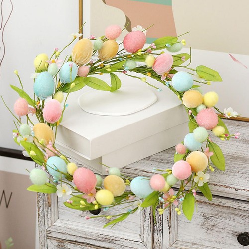 Easter egg wreath artificial - egg,
