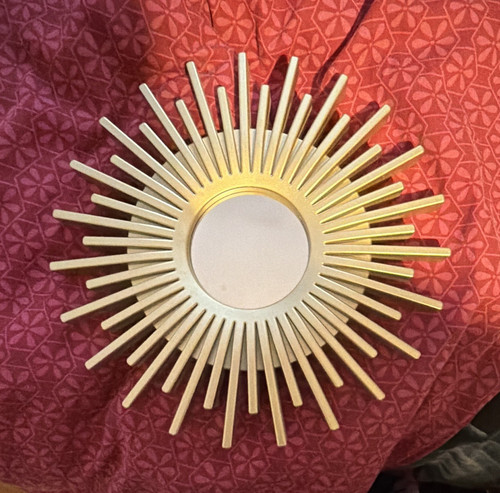 Modern gold sunburst wall - modern,