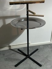 Portable Bird Stand, Feeder, Play Gym / Freestanding Parrot Stand
