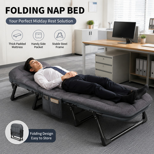 Folding bed single - single, camp