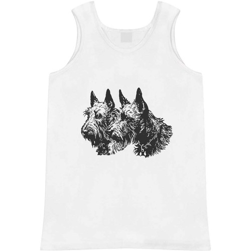 Scottish terrier couple - terrier, couple'
