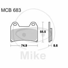 Brake Pads SINT SCR TRW LUCAS