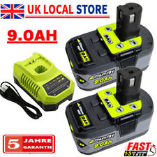 2x For Ryobi One+ Plus 18V 6.0Ah Battery/Charger P108 P104 P780 RB18l50 RB18L40