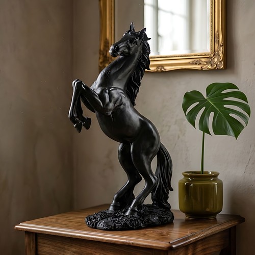 Standing horse statue - statue,
