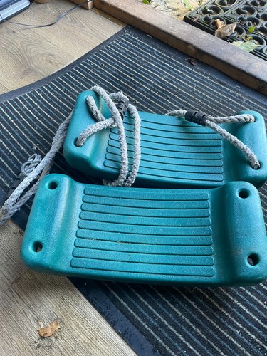 Green garden plastic swing - green,
