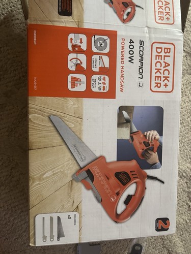 Black decker powered handsaw - decker,