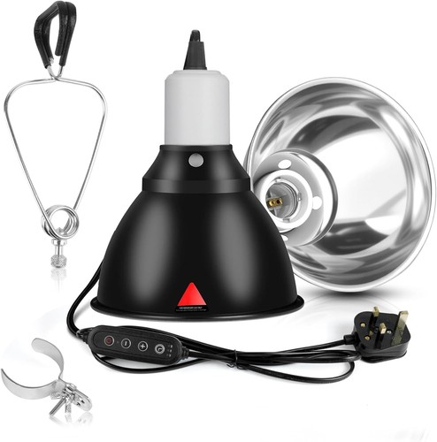 Tortoise heat lamp with - lamp, clamp