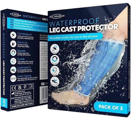 Waterproof leg cast shower - leg,