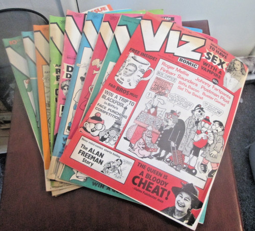 Viz magazine vintage copies - viz,