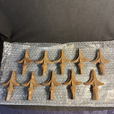 Cast Iron ,Architectural Railing Tops Finial.Spear type x 10.   W7.5 x h11.5cms.