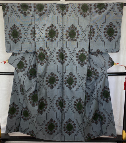 Japanese vintage kimono silk - vintage,