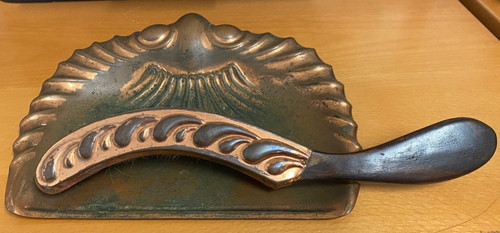 Antique crumb tray brush - antique, brush-