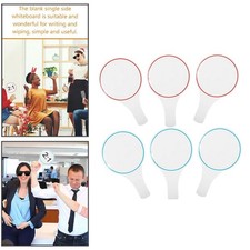 6 Pieces Blank Whiteboards  Boards Single Side Writing Boards for Interactive
