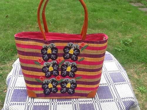 Vintage basket bag - vintage,