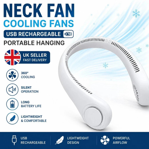 Neck fan hands free bladeless - neck,