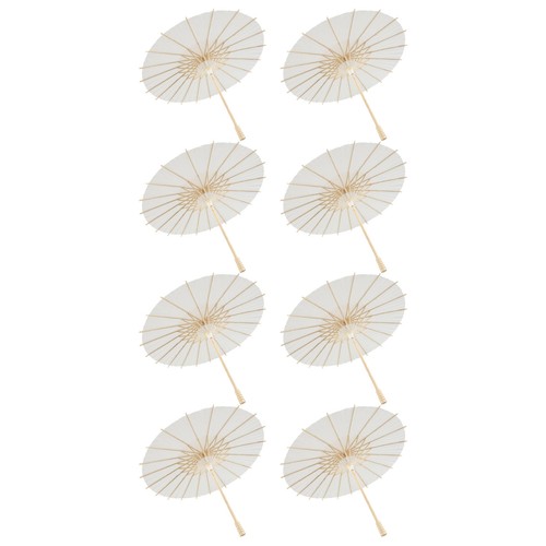 8pcs paper parasol wedding - 8pcs,