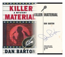 Barton, Dan Killer Material / Dan Barton 2000 First Edition Hardcover