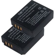 2x CGA-S007 Battery for Panasonic Lumix DMC-TZ1 TZ2 TZ3 TZ4 TZ5 TZ11 TZ15 TZ50