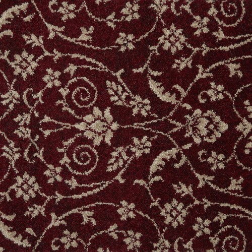 Deep red pattern carpet 90m - pattern, 1.90m