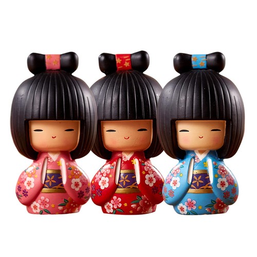 Resin kokeshi doll hand - kokeshi,