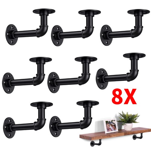 8pcs pipe shelf - shelf, brackets