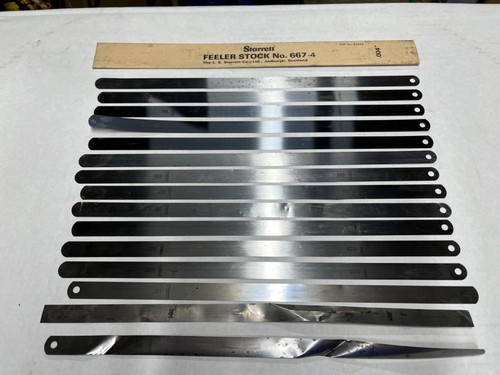 Starrett feeler stock - starrett,