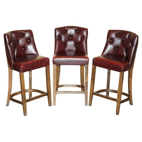 Three vintage oxblood - vintage, leather