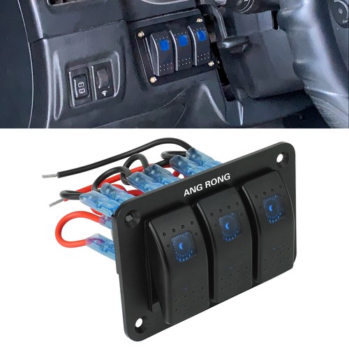 Gang 12v 24v rocker - gang, 12v/24v