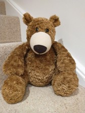 Rare TCM Hamburg large loveable plush brown bear (possibly Tchibo)