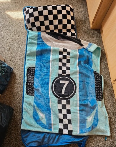 Racing car childs sleeping bag - sleeping,