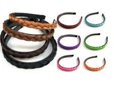 Womens Girls Braided Headband