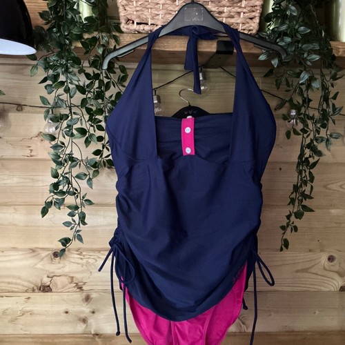 Zoggs navy pink maternity - navy,