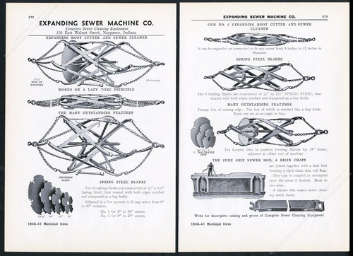 1940 expanding sewer machine - 1940,